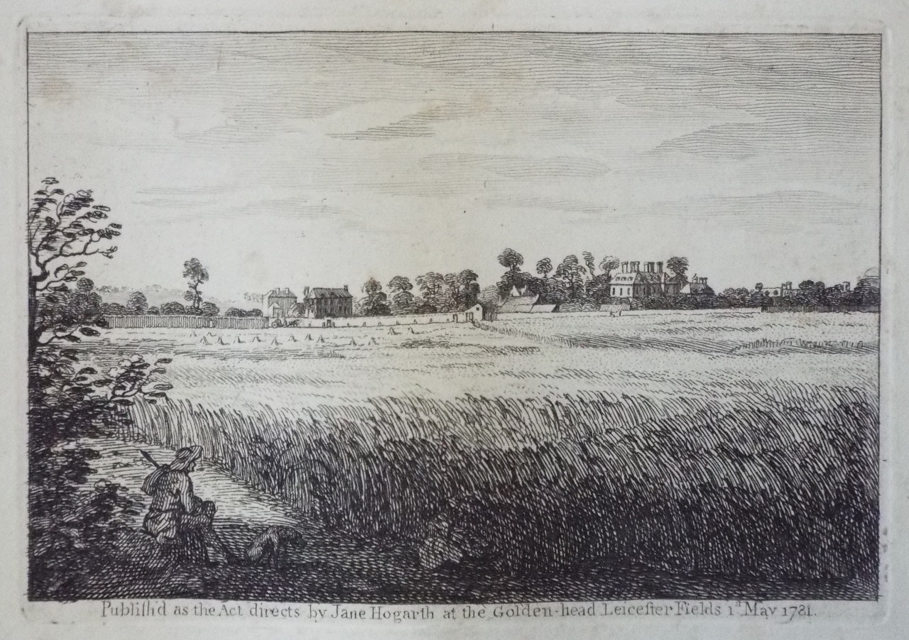 Print - View near Chiswick - Hogarth